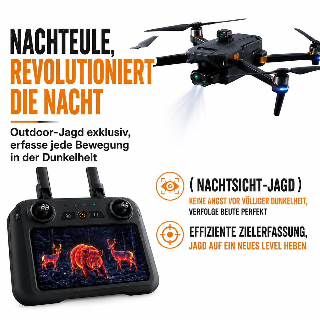 YNZGEPJ AX-7 T20 Wärmebilddrohne – Reklamation wegen ungenauer Wärmebilder und zu kurzer Akkulaufzeit im professionellen Einsatz