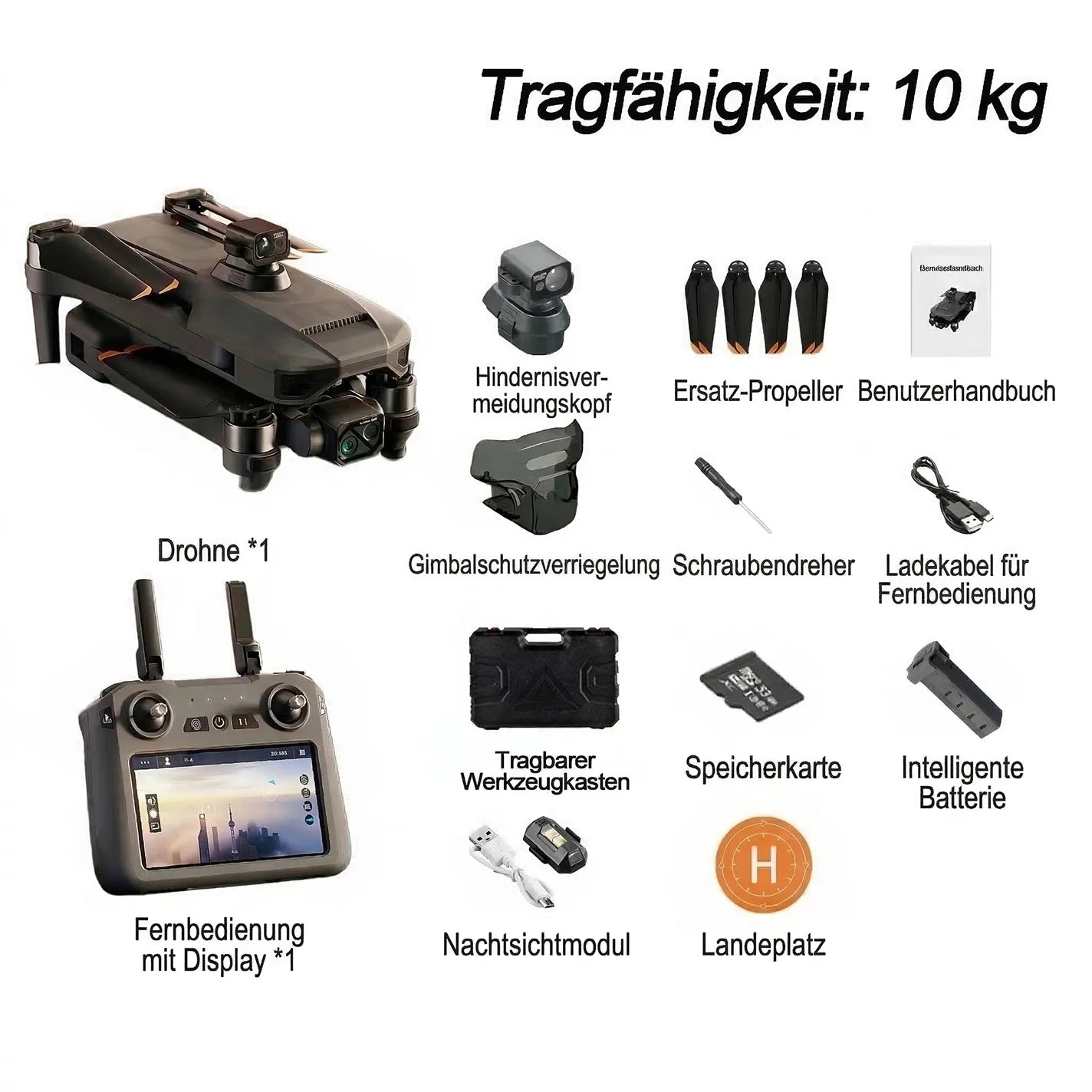 YNZGEPJ AX-7 T20 Wärmebilddrohne