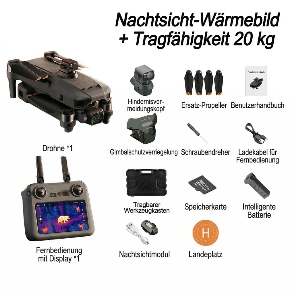 YNZGEPJ AX-7 T20 Wärmebilddrohne
